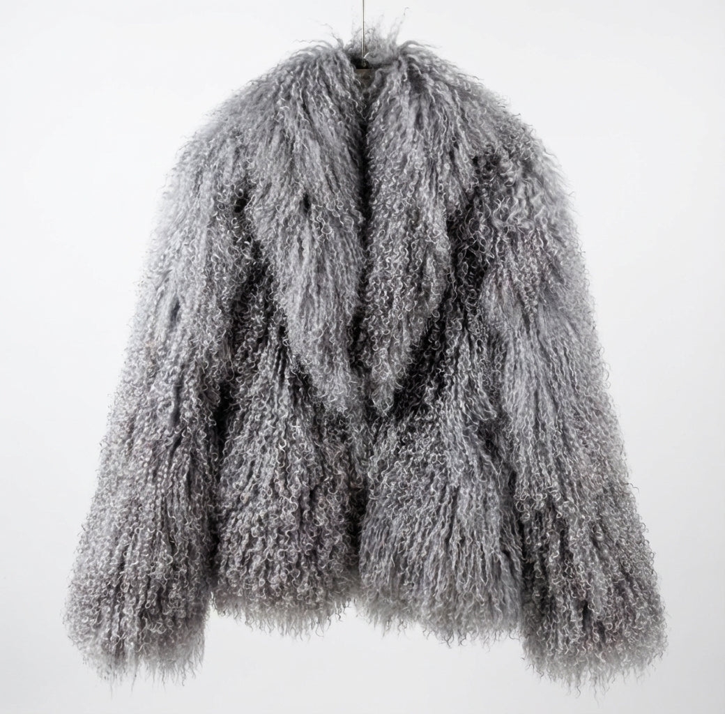 Mongolian Sheep Fur Jacket