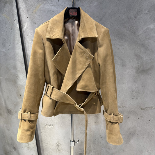 Lea Suede Leather Jacket
