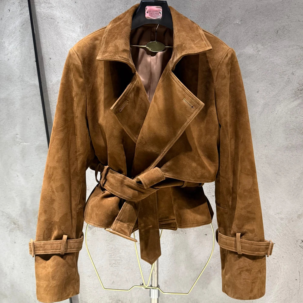 Lea Suede Leather Jacket