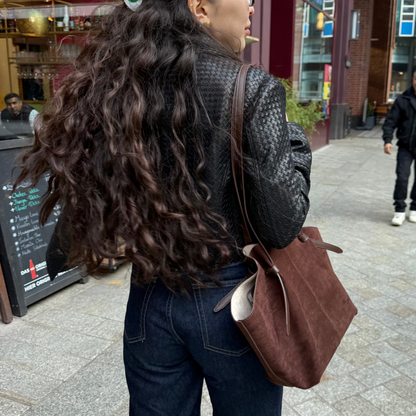 Maia woven leather jacket