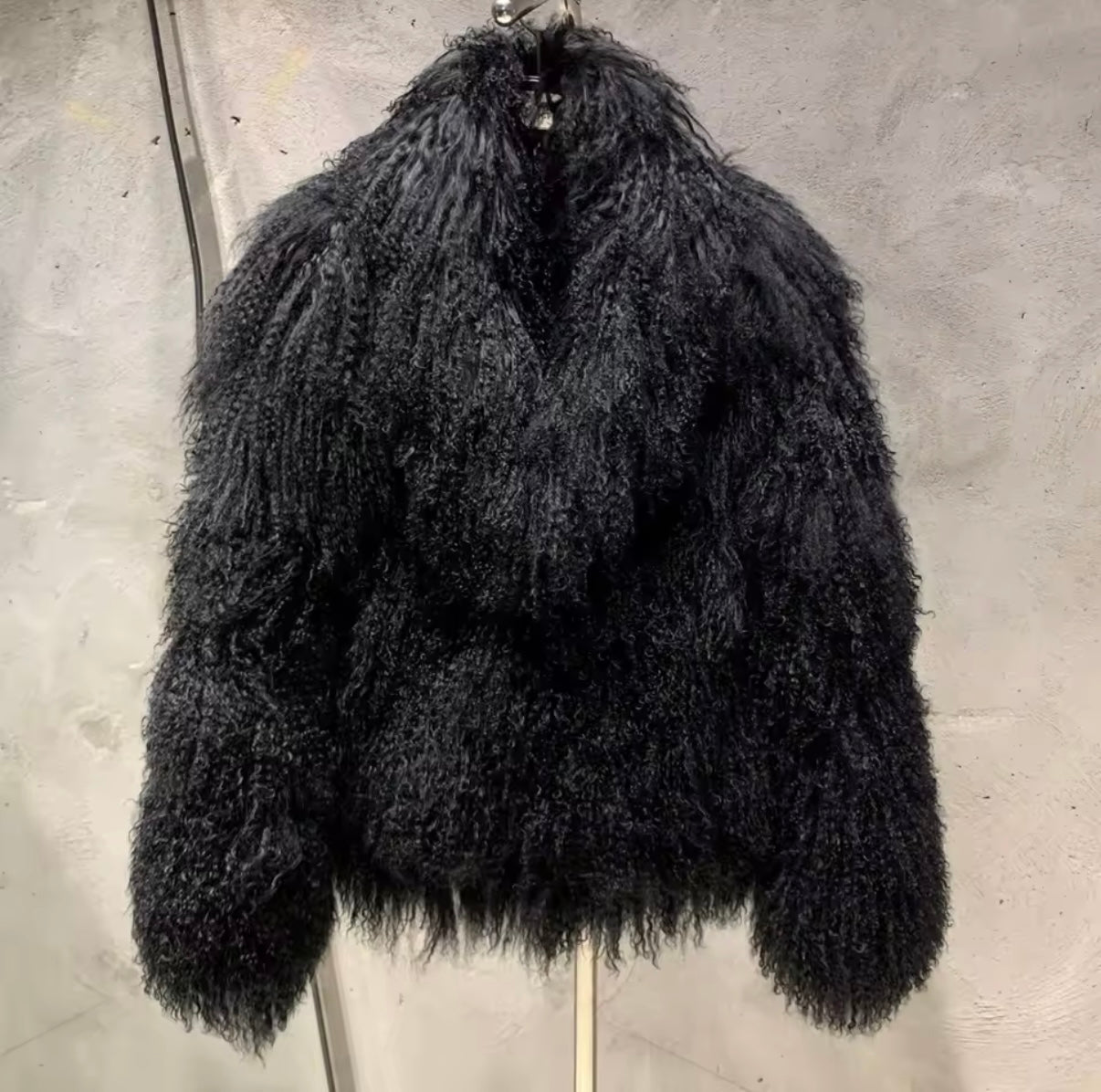 Mongolian Sheep Fur Jacket