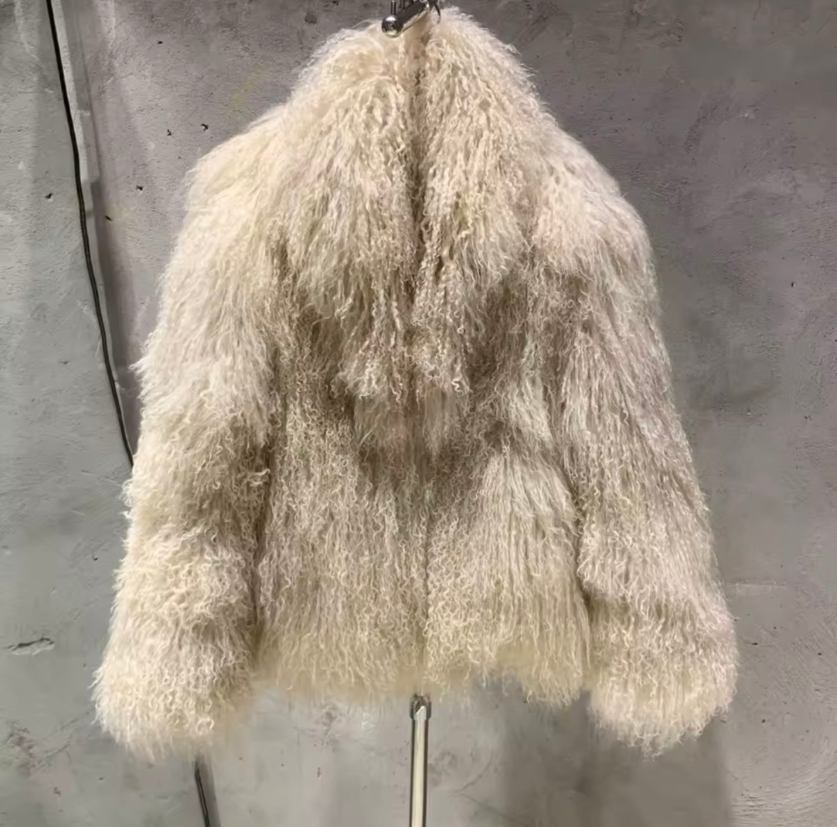Mongolian Sheep Fur Jacket