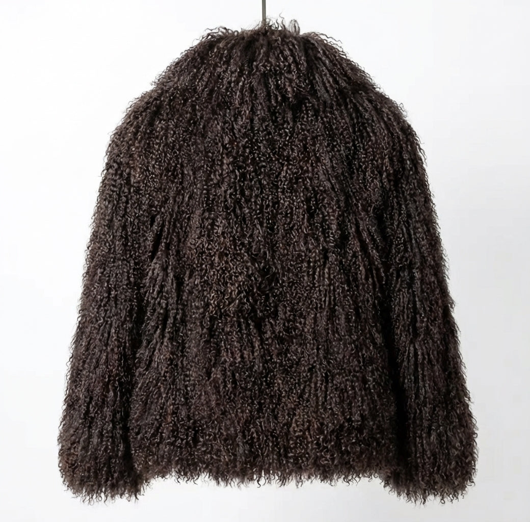 Mongolian Sheep Fur Jacket