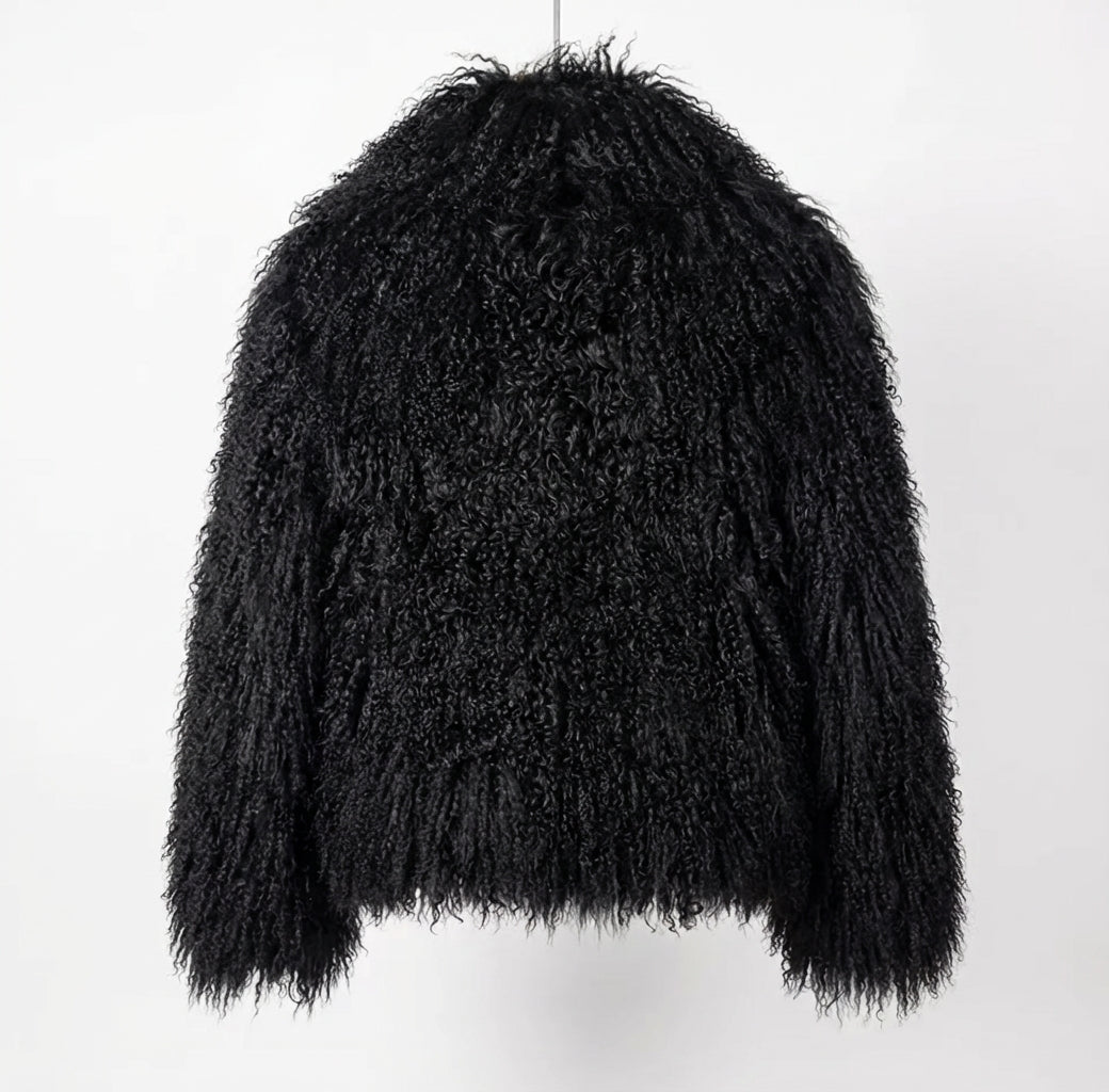 Mongolian Sheep Fur Jacket